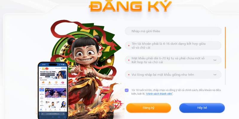 Quy trình tạo tài khoản